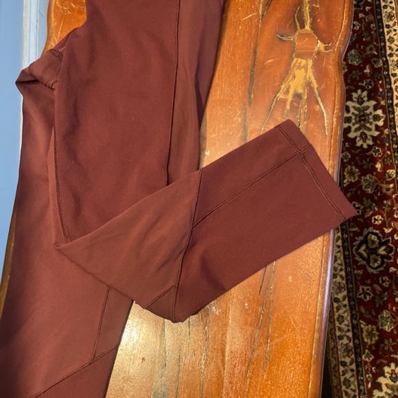 Lululemon Capri maroon pants - Picture 2 of 3
